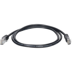 TruConnect TRUP5E1.0BK 1mtr CAT 5E UTP PVC Full Copper Patch Lead - Black