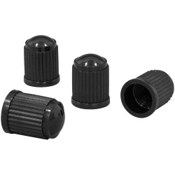 Sealey VCP4 Plastic Valve Caps 4pc - Black