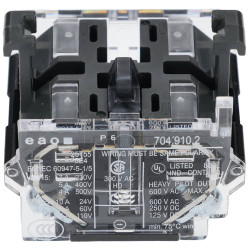 EAO 704.910.2 EAO Series4 Switching Element Slow-Make T 1Nc Screw Silver