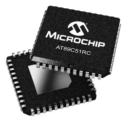 Mikrokontroler Microchip AT89C51RC-24JU AT89C51RC PLCC 44-pinowy Powierzchnia 80C51 32kB 8 bit 24 MHz, 512 bit RAM