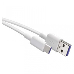 Kabel USB 2.0, wtyk A - C, ładowanie, transmisja danych, 1,5 m, biały EMOS SM7026