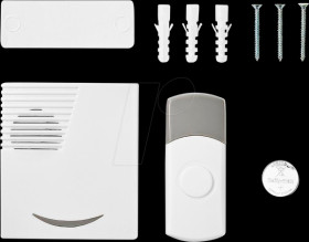 DOORB211WT Doorbell set, wireless