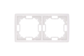 Simon Basic Standard Ramka podwójna uniwersalna biała BMR2/11