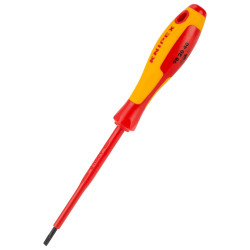 Knipex 98 20 40 VDE Slotted Screwdriver 4.0 x 100mm