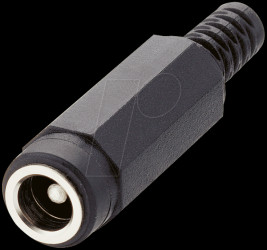 10488 Coupler for DC power plug, with pin Ø 2.35 mm