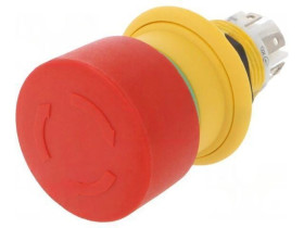 Przełącznik bezpieczeństwa 16mm Poz.stab 2 NC + NO x2 brak 61-6441.4097