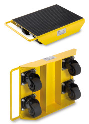 Wózek do skrzynek, Stal, obc.: 2t, szer.: 400mm, dł.: 430mm