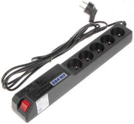 Przedłużacz przeciwprzepięciowy 5‑gniazd ACAR-504/WF/RACK