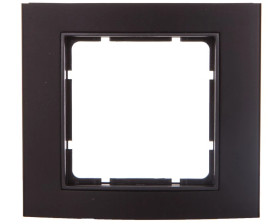 Berker B.3 Ramka pojedyncza aluminium czarny/antracyt 10113005
