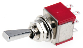 Przełącznik Wł.-wł. DPDT TE Connectivity Montaż panelowy