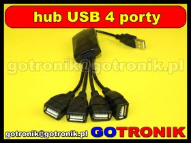 Hub USB 2.0 Full Speed / 4 porty