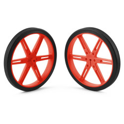 Pololu Wheel 80x10mm Pair - Red