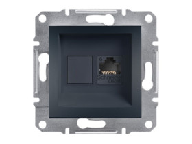 ASFORA Gniazdo komputerowe RJ45 kat.6 antracyt EPH4700171 SCHNEIDER ELECTRIC