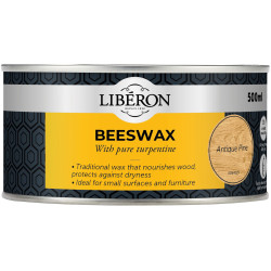 Liberon 126896 Beeswax Paste Antique Pine 500ml