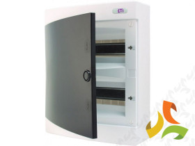 Rozdzielnica natynkowa 24 modułowa 2x12M drzwi transparentne IP40 ECT24PT-s 001101069 ETI