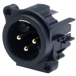 TruConnect Horizontal PCB XLR Plug