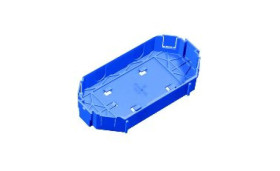 Optiline 45 Puszka osłonowa do dwóch gniazd niebieski ISM50800