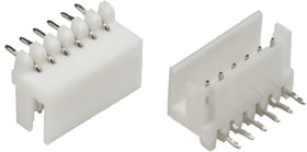 Listwa stykowa PCB 6-pinowe AMP CT raster: 2 mm Kąt prosty 1-rzędowe TE Connectivity Otwór przelotowy 125 V W osłonie