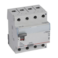 Wyłącznik różnicowoprądowy 4P 63A 0,1A typ A P304 TX3 411776