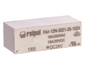 Przekaźniki miniaturowy 1P 10A 24V DC PCB RM12N-3021-35-1024 2614939