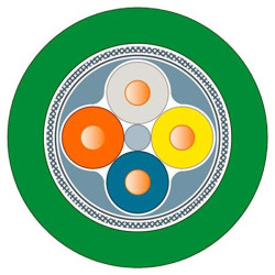 Siemens 6XV18 Standardowy kabel ze sztywnymi rdzenie do szybkiej instalacji 6XV1841-2A