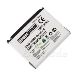 Bateria PowerPhone do Samsung i900 i8000 Li-ion 1500mAh