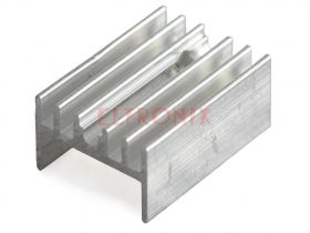 RADIATOR 25MMX15MM 6ŻEBER Z KOŁKIEM PILOTUJĄCYM