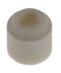 Koralik ceramiczny, Ceramika, Biały, otwór: 2.5mm, +1200C