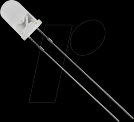 5034B2C-DSC-C LED 5mm, wired, blue, 3500 mcd, 40°