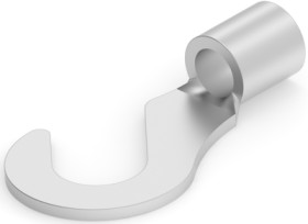 Uninsulated hook cable lug, 2.62-6.64 mm², AWG 12 to 10, M6, metal, 321632