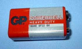 6F22 9V GP 1604E POWERCELL!BATERIA