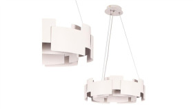 Lampa Wisząca Torino White 24W Led Ml6140 Milagro