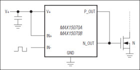7A Sink, 3A Source, 12ns, SOT23 MOSFET Drivers