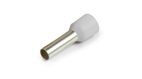 Końcówka kablowa zaciskana długość 8mm Biały średnica 12mm Izolowane Vogt