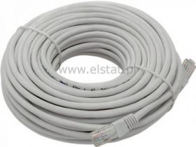 UTP/8c wtyk- wtyk 15m ( połączenie zgodne) szary