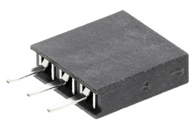 Gniazdo PCB 3 -pinowe raster: 2.54mm Listwa z gniazdami Proste Przewlekany