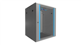 Szafa Rack Montowana Na Ścianie Extralink 15U 600X600 Szara