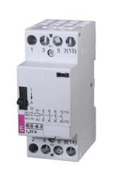 Stycznik modułowy ze sterowaniem ręcznym 25A 4 styki rozwierne (2 mod. 4 bieg.) R 25-04-R-230V AC 002464064