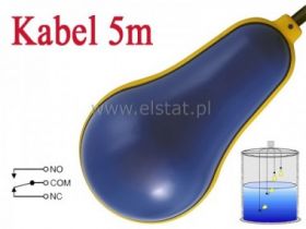 Sonda pływakowa MAC5, długość kabla 5m, PCV