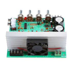 WZMACNIACZ STEREO 2x80W+80W SUBWOOFER 10-24VAC DX-2.1 (AMP-80146)