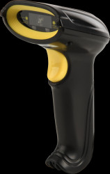 M-3100AT Barcode scanner, 1D, laser, USB, with holder, black