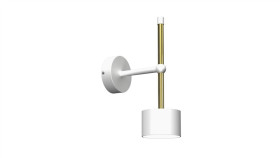 Kinkiet Arena White/Gold 1Xgx53 Mlp7753 Milagro