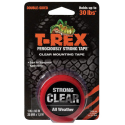 Shurtape 285664 T-REX&#xAE; Clear Mounting Tape 25mm x 1.5m