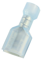 Konektor płaski Żeński 0.8 x 6.35mm 1.5 → 2.5 mm², 16 → 14 AWG długość 21mm Izolacja: Izolowane Cyna