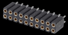 Socket - 10-pin, straight, 2.54 pitch, H: 7.0 mm