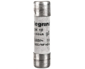 Wkładka bezpiecznikowa cylindryczna 10x38mm 10A gL 500V HPC 013410 /10 szt./