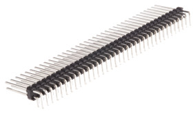 Złącze szpilkowe 72-pinowe raster: 2.54 mm Kąt prosty 2-rzędowe RS PRO Otwór przelotowy Bez osłony
