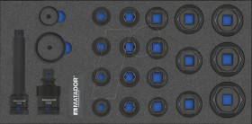 8164 7475 Impact Sockets 12,5mm (1/2"), 24-piece