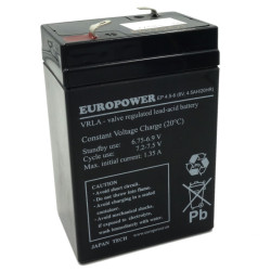 Akumulator 6V-4,5Ah EP EUROPOWER JAPAN TECH.