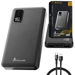 Powerbank Power bank, USB-C Extralink EPB-098B 10000mAh Czarny